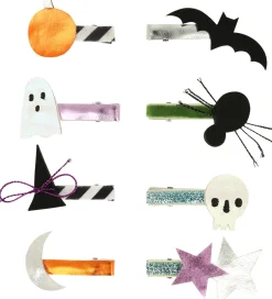 Hårspænder - 8-pak - 4,5 cm - Halloween Icons>Meri Meri Sale