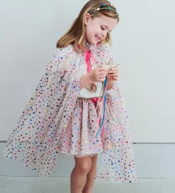 Kappe - Tyl - Beige Rainbow Hearts><noscript><img width=