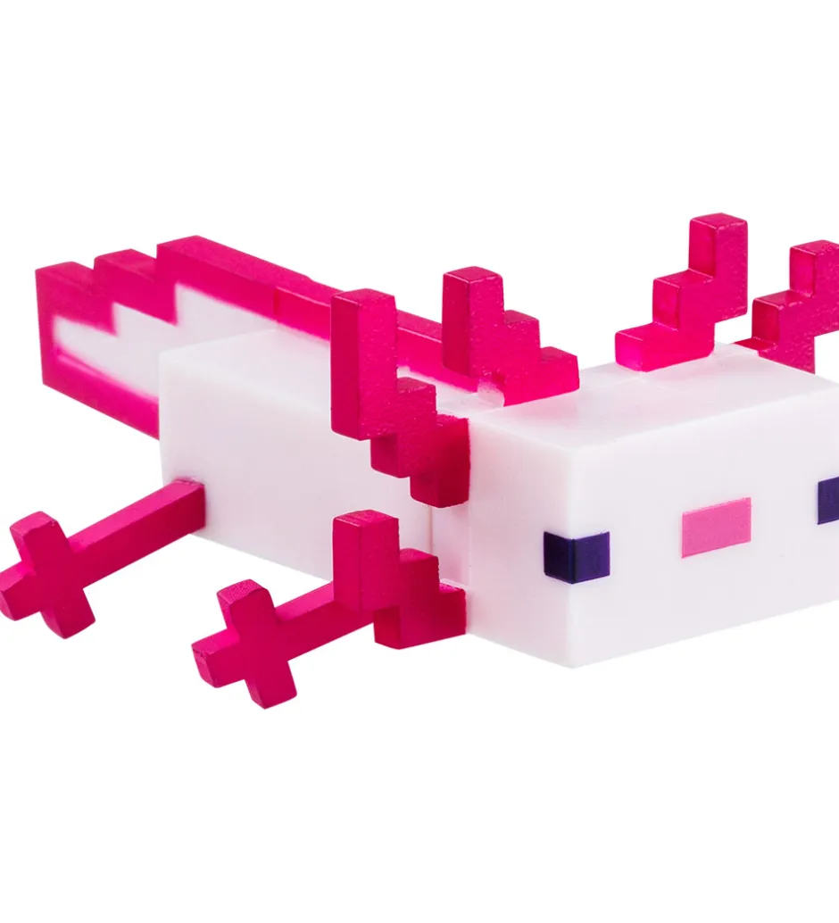 Legetøjsfigurer - 3D - 2-pak - Axolotl/Witch>Minecraft New