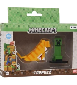 Legetøjsfigurer - 3D - 2-pak - Cat/Creeper>Minecraft Discount