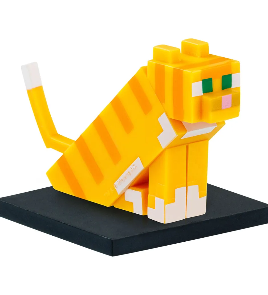 Legetøjsfigurer - 3D - 2-pak - Cat/Creeper>Minecraft Discount