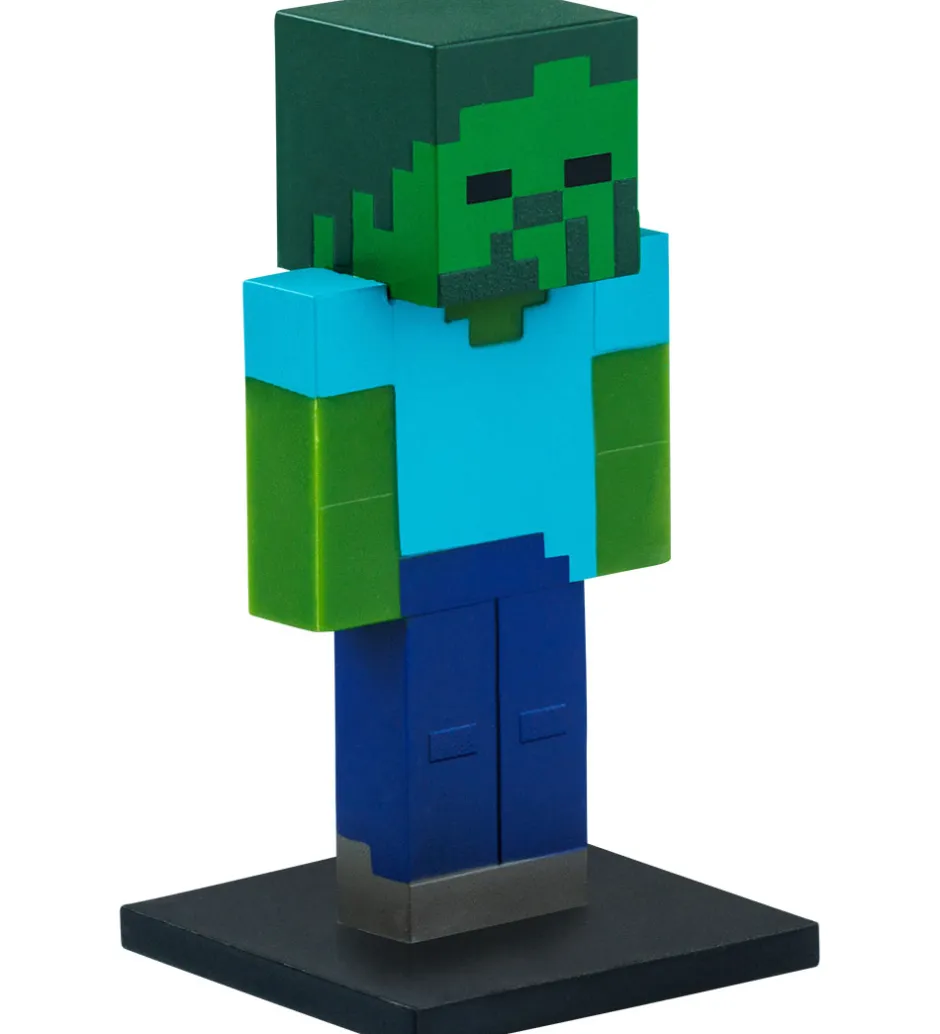 Legetøjsfigurer - 3D - 2-pak - Zombie/Skeleton>Minecraft Outlet