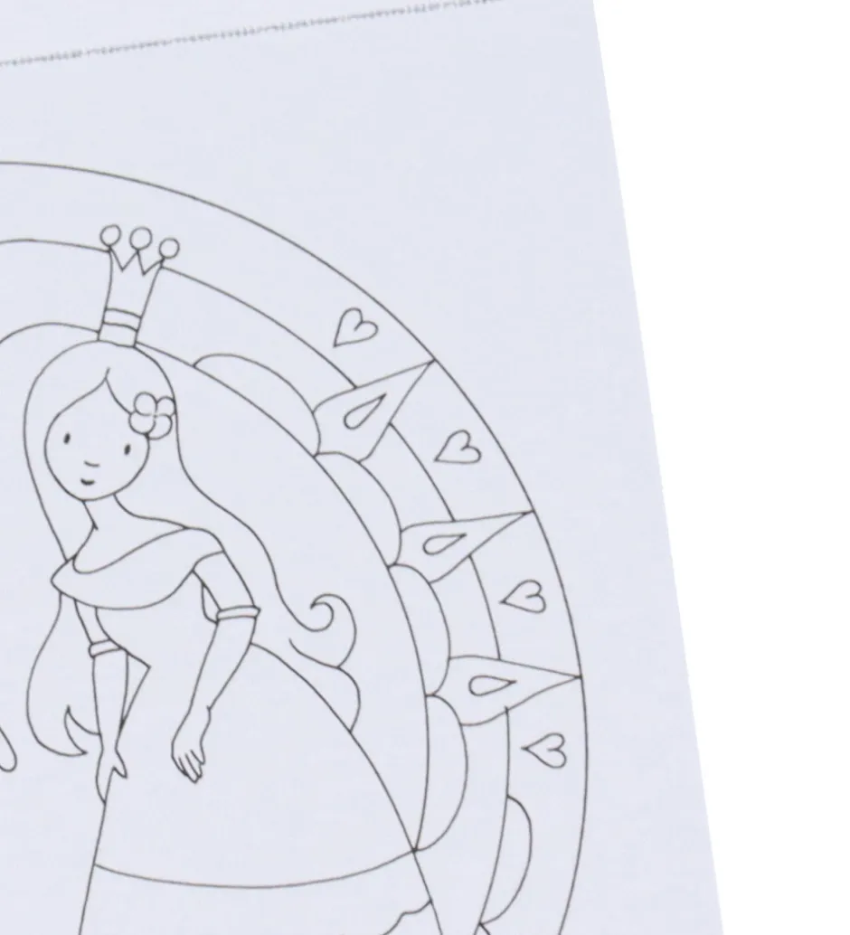 Mini Malebog - Prinsesser>Mandalas Hot