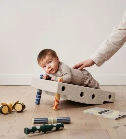 Baby Motoriksæt - 10 Dele - 50x40x10 cm - Sand Grey/Honey Y><noscript><img width=
