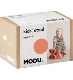 Børneskammel - 4 Dele - Burnt Orange/Dusty Green>MODU New
