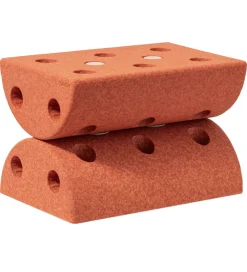 Børneskammel - 4 Dele - Burnt Orange/Dusty Green>MODU New