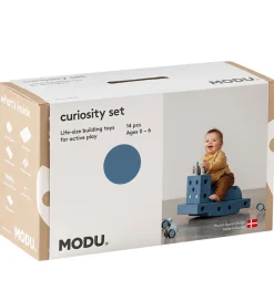 Curiosity Sæt - 14 Dele - 50x30x20 cm - Deep Blue/Sky Blue>MODU Online