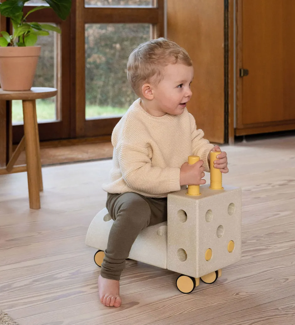 Gåvogn - Tiny Ride - 10 Dele - 40x20x36 cm - Sand Grey/Hone>MODU Best