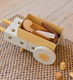 Gåvogn 3-i-1 - 48x27x44 cm - Sand Grey/Honey Yellow><noscript><img width=