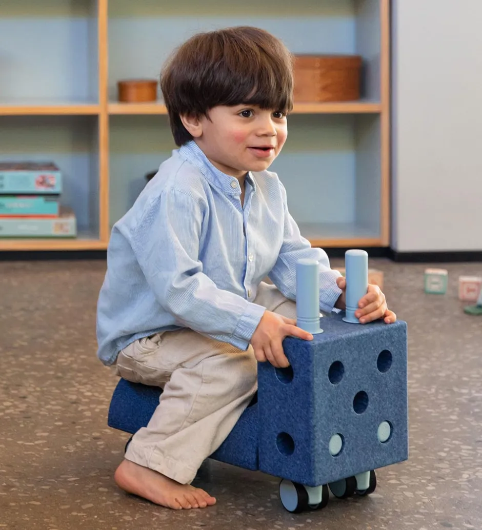 Klods Firkant - 20x20x10 cm - Deep Blue>MODU Outlet