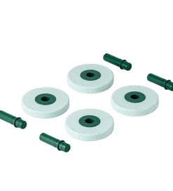 4x Foam Wheels - 4-pak - Ocean Mint/Forrest Green>MODU New