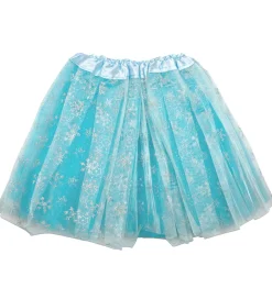 Udklædning - Tylskørt - Blå Snefnug Glitter>Molly & Rose Outlet
