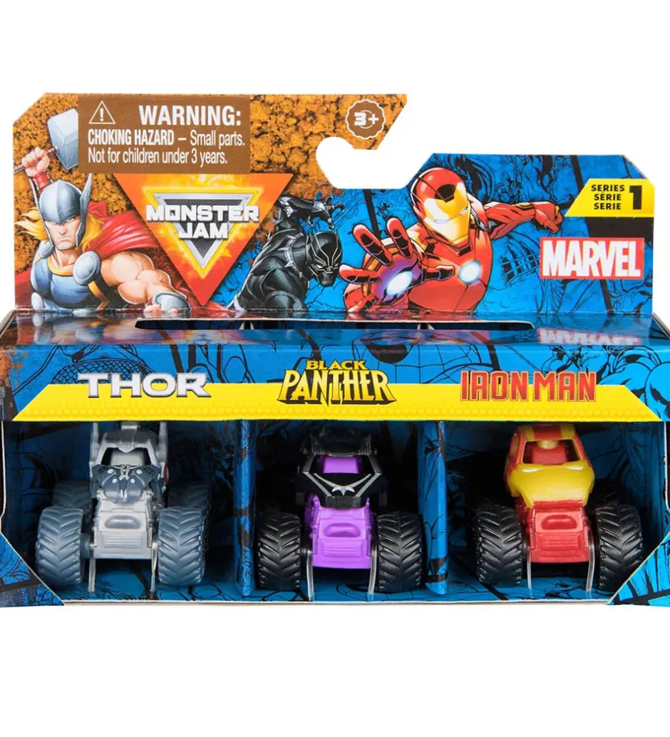 - 1:87 - Mini - Marvel - 3-pak>Monster Jam Best