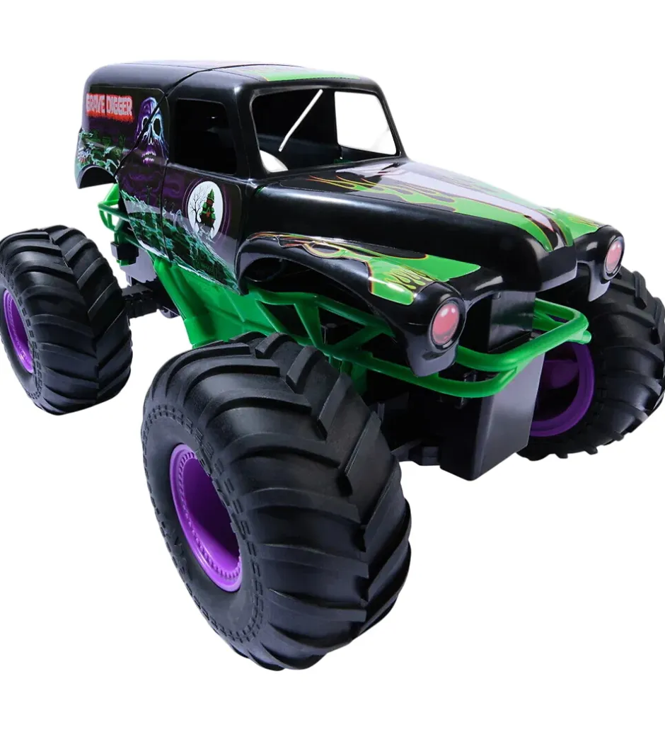 Fjernstyret Truck - 1:15 - Smash & Bash Grave Digger>Monster Jam Sale