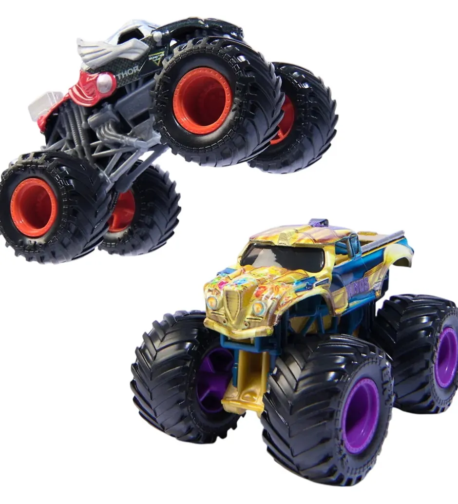 Truck - 1:64 - Marvel - 2-pak - Thanos vs Thor>Monster Jam Hot