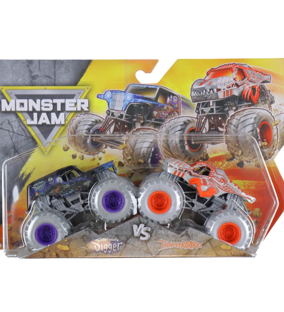 Truck - 1:64 - 2-pak - Son-Uva Digger vs ThunderROAR>Monster Jam Discount