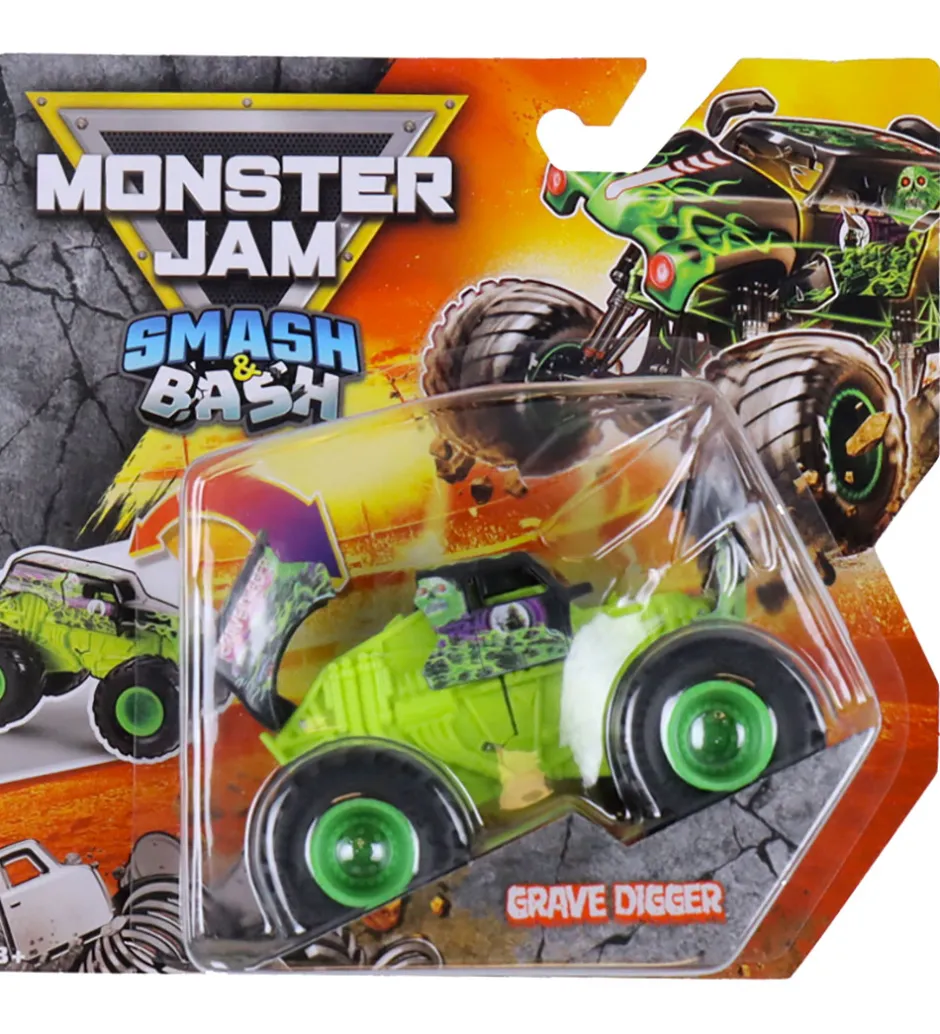 Truck - 1:64 - Smash & Bash - Grave Digger>Monster Jam Sale