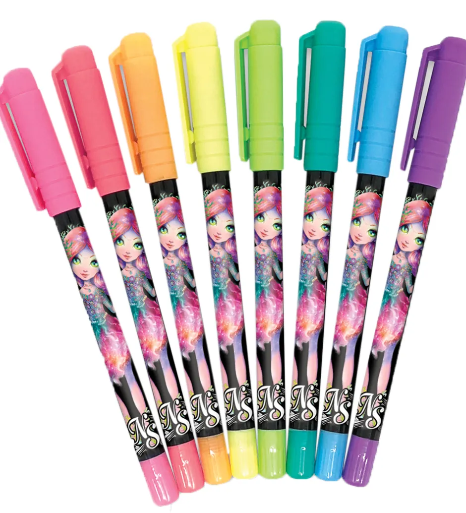 Kuglepenne - Gel - 8 stk. - Neon>Nebulous Stars Online