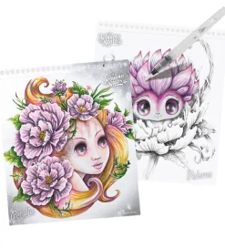 Malebog m. Tilbehør - Estrelia & Astria><noscript><img width=