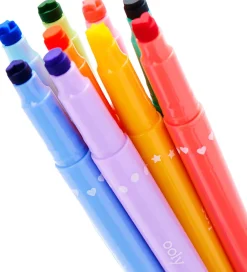 Dobbeltsidede Tuscher - 9 stk - Confetti Stamp><noscript><img width=