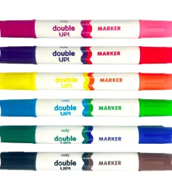Dobbeltsidede Tuscher - Double Up! - 6 stk>Ooly Best