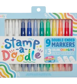 Dobbeltsidede Tuscher - 9 stk. - Stamp-A-Doodle>Ooly Discount