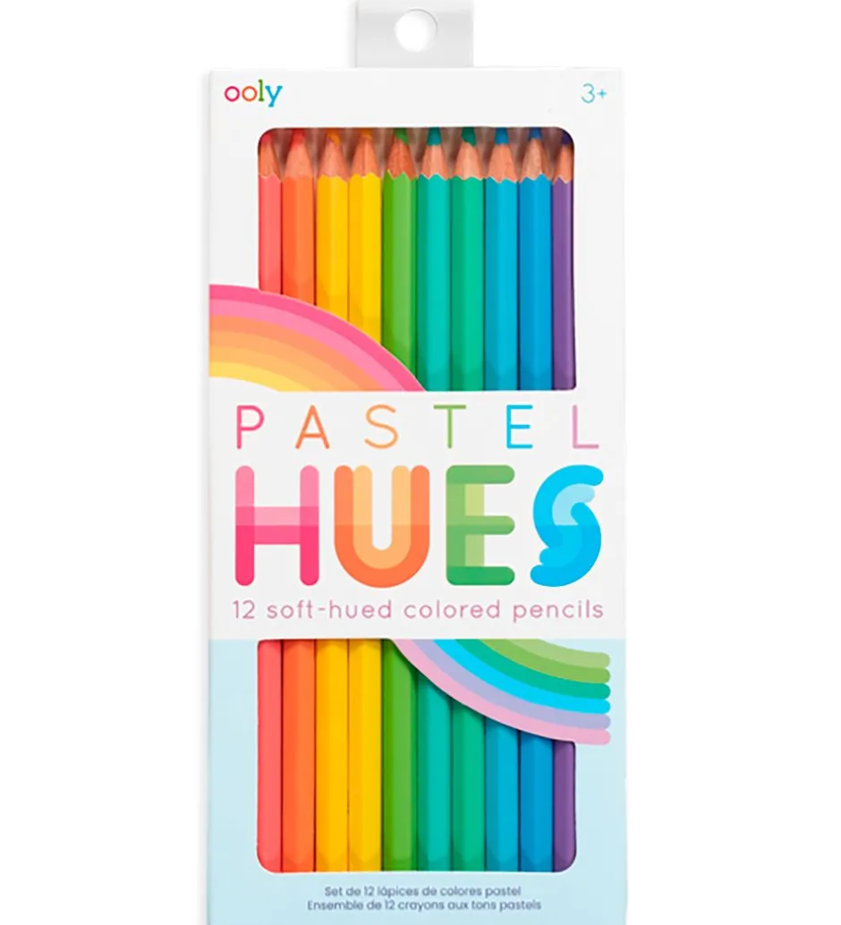 Farveblyanter - Pastel Hues - 12 Stk - Pastel Mix>Ooly Discount