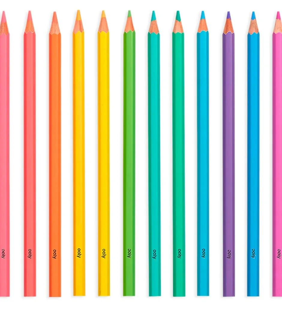 Farveblyanter - Pastel Hues - 12 Stk - Pastel Mix>Ooly Discount