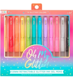 Farvekuglepen - Gel - Oh My Glitter! - 12 Stk - Multifarve>Ooly Sale