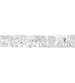 Fold Ud Malebog - Panorama - Seaside Animal Town>Ooly Sale