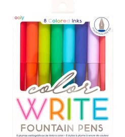Fyldepen - 8 Stk - Color Write Fountain Pens>Ooly Sale