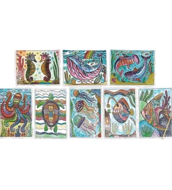 Magiske Maleark - Hidden Colors - 8 Stk. - Magic Ocean><noscript><img width=