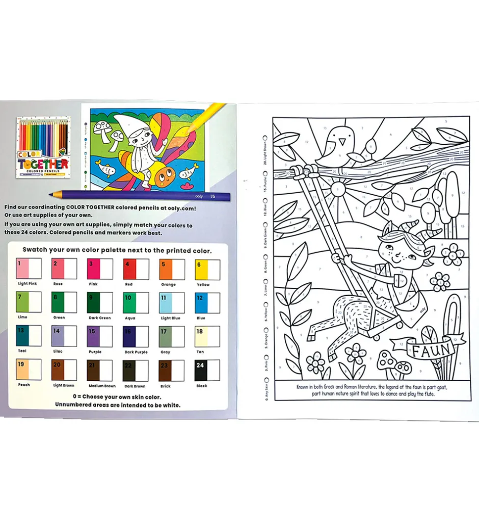 Malebog - Color By Numbers - Mythical Friends>Ooly Online