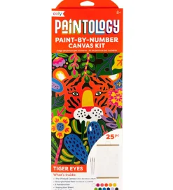 Malesæt - Paint By Number Canvas Kit - Tiger Eyes>Ooly New