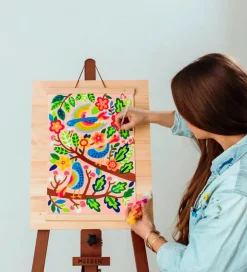 Malesæt - Paint By Number Canvas Kit - Blue Birds><noscript><img width=