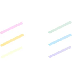Overstregningstuscher - 6 Stk - Color Block Highlighters><noscript><img width=