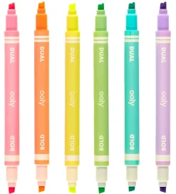 Overstregningstuscher - 6 Stk - Dual Liner Neon Highlighter>Ooly Best