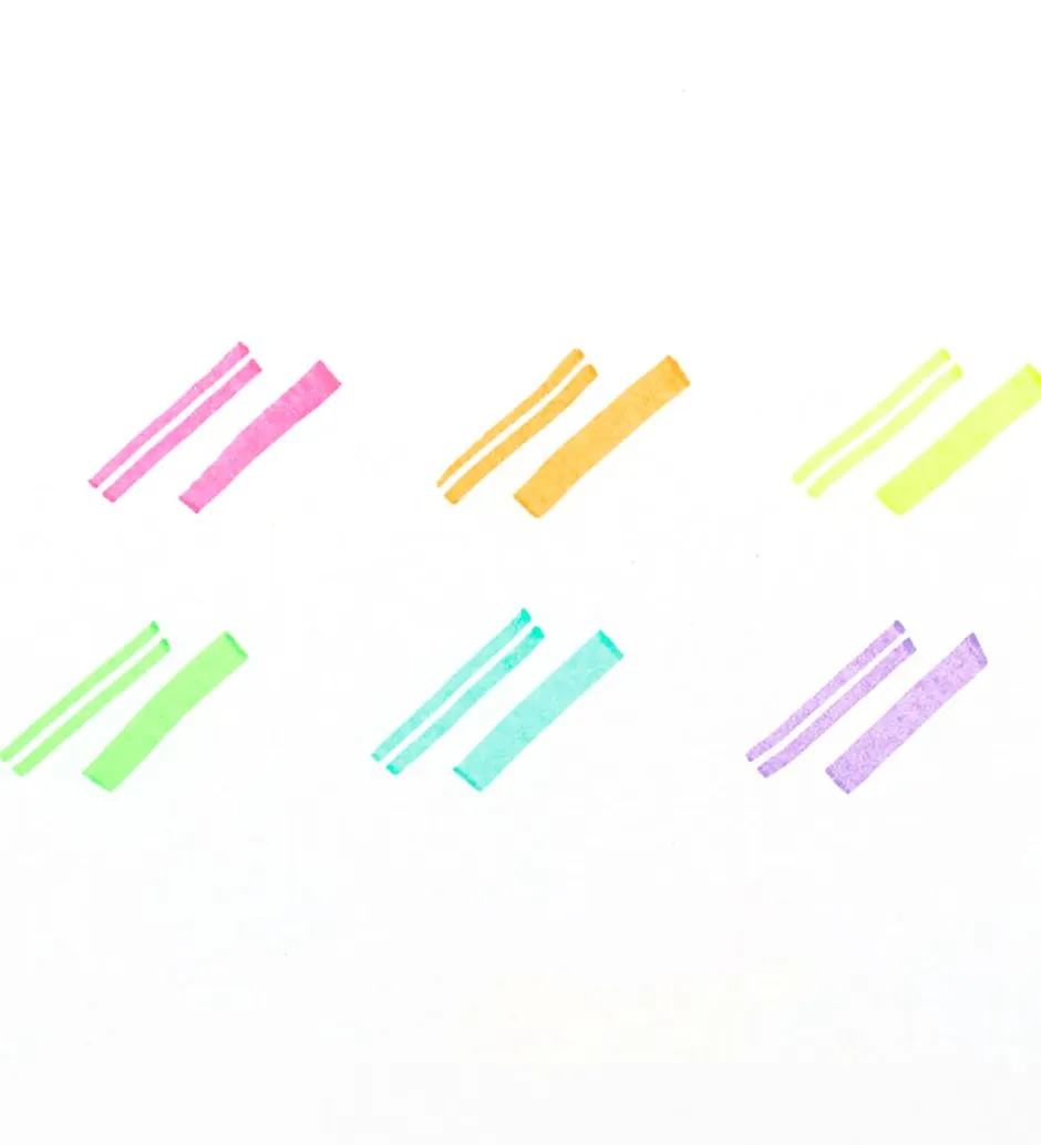Overstregningstuscher - 6 Stk - Dual Liner Neon Highlighter>Ooly Best