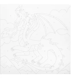 Paint By Number Sæt - Fantastic Dragon><noscript><img width=