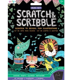 Scratch and Scribble Mini Sæt - Safari Party>Ooly Clearance