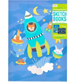 Skitsebog - Space Critters - 2-Pak>Ooly Sale