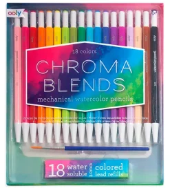 Vandfarvepen - Chroma Blends - Genopfyldelige - 18 Stk - Mu>Ooly Clearance