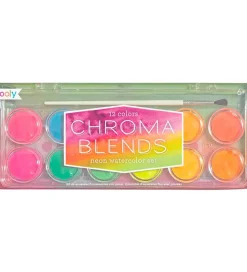 Vandfarver - Chroma Blends - 12 stk - Neon>Ooly New