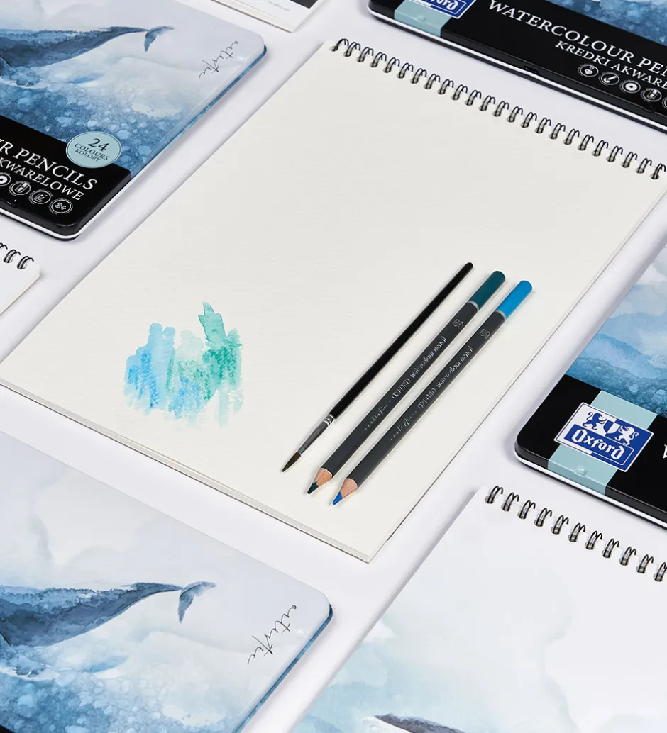 Skitseblok - A4 - Creative Pad Watercolour>Oxford Online