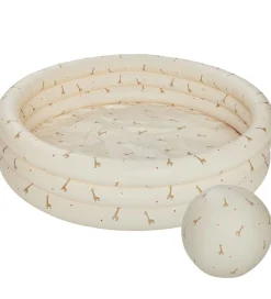 Badebassin m. Badebold - 120x26 cm - Butter/Giraffe>OYOY New