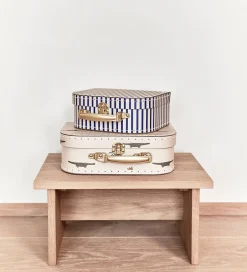 Kuffertsæt - 2 Stk. - Crocodile & Stripe - Beige>OYOY Online