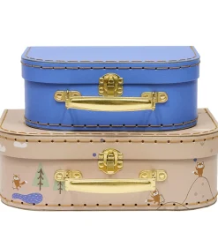 Kuffertsæt - 2-pak - Fox - Beige/Blue>OYOY Sale