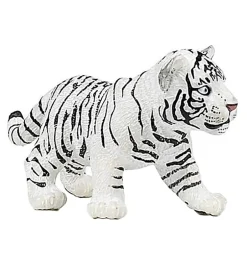 Hvid Tigerunge - H: 3,3 cm>Papo Outlet