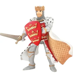 Rød Kong Arthur - H: 7,5 cm>Papo Outlet