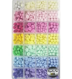 Perler - Smykkesæt - Smiley/Blomster/Hjerter/rund>Pearl N Fun